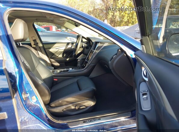 JN1EV7AR5LM254042 2020 INFINITI Q50 Blue Vista interior delantera