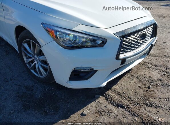 JN1EV7AR7MM752535 2021 INFINITI Q50 White Դիմացի տեսք