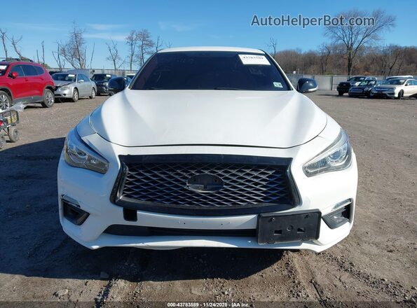 JN1EV7AR7MM752535 2021 INFINITI Q50 White Սարքավորումների վահանակի տեսք
