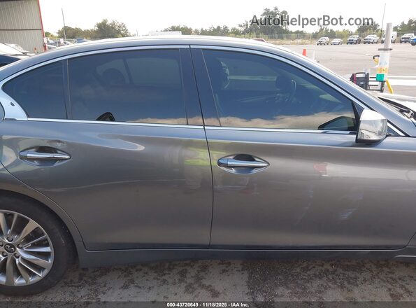 JN1EV7AR9LM252598 2020 INFINITI Q50 Gray Rear interior view