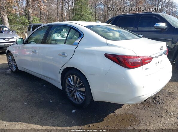 JN1EV7ARXJM435621 2018 INFINITI Q50 White Rear left
