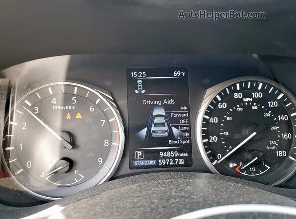 JN1EV7BP2MM701778 2021 INFINITI Q50 Black Vista del cuadro de instrumentos