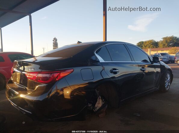 JN1EV7BP2MM705846 2021 INFINITI Q50 Black Սալոնի 360 աստիճան տեսք