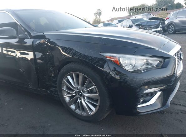 JN1EV7BP2MM705846 2021 INFINITI Q50 Black Դիմացի տեսք