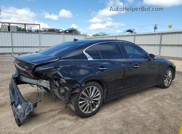 JN1EV7BP2MM707273 2021 INFINITI Q50 Black უკანა მარჯვენა