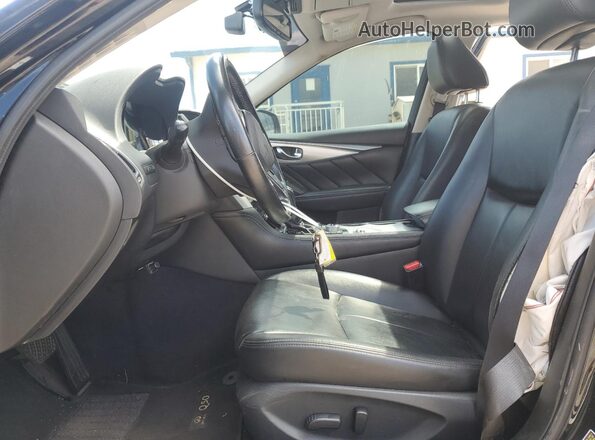 JN1EV7BP2MM707273 2021 INFINITI Q50 Black წინა სალონის ხედი