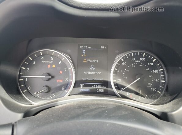 JN1EV7BP2MM707273 2021 INFINITI Q50 Black ხელსაწყოთა პანელის ხედი