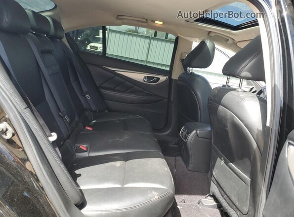 JN1EV7BP2MM707273 2021 INFINITI Q50 Black უკანა სავარძლების ხედი