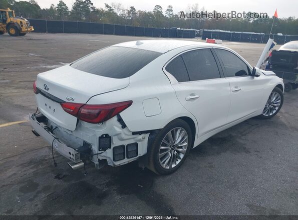 JN1EV7BP3MM704110 2021 INFINITI Q50 White Հետևի աջ