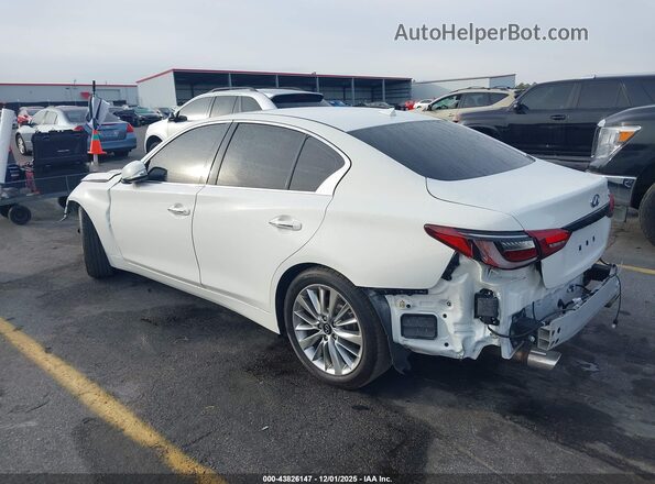 JN1EV7BP3MM704110 2021 INFINITI Q50 White Հետևի ձախ