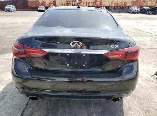 JN1EV7BP3MM704835 2021 INFINITI Q50 Black Вид ззаду
