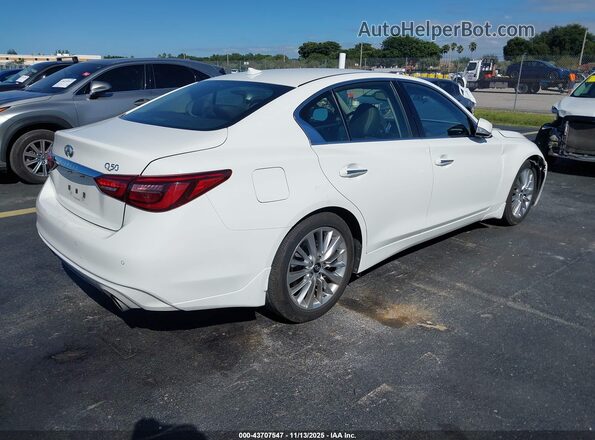 JN1EV7BP8MM701073 2021 INFINITI Q50 White Rear right