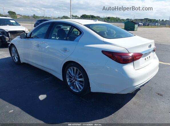 JN1EV7BP8MM701073 2021 INFINITI Q50 White Rear left