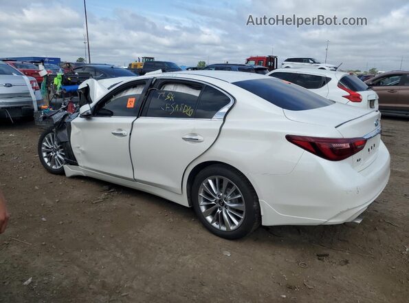JN1EV7BR0MM752682 2021 INFINITI Q50 White Հետևի ձախ