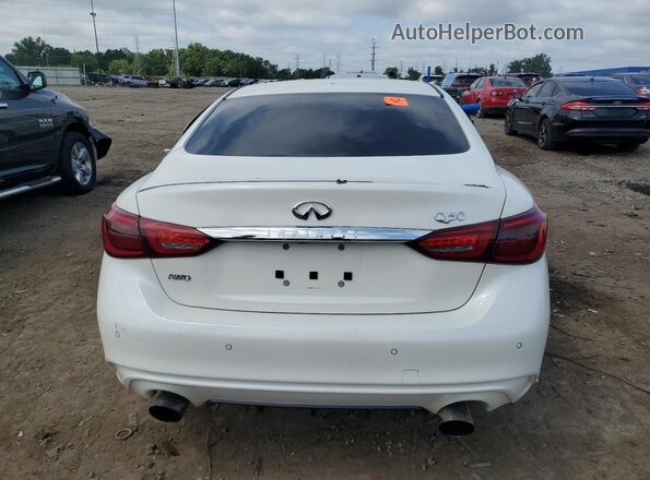 JN1EV7BR0MM752682 2021 INFINITI Q50 White Հետևի տեսք