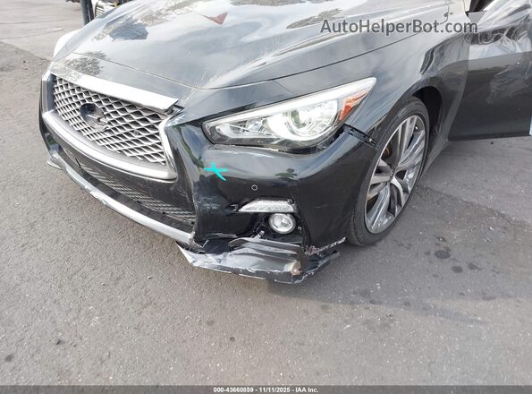 JN1EV7CP0MM704337 2021 INFINITI Q50 Black წინა ხედი