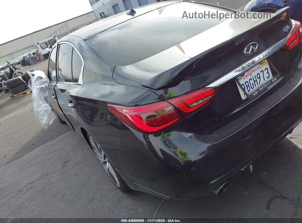 JN1EV7CP0MM704337 2021 INFINITI Q50 Black უკანა მარცხენა