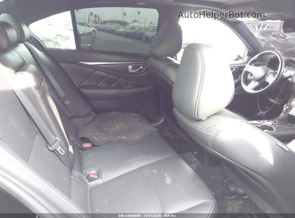 JN1EV7CP0MM704337 2021 INFINITI Q50 Black VIN კოდის სტიკერის ხედი