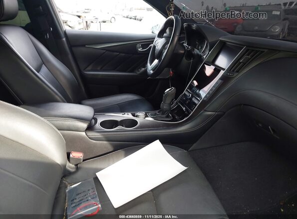 JN1EV7CP0MM704337 2021 INFINITI Q50 Black წინა სალონის ხედი