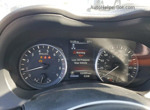 JN1EV7CP1MM702323 2021 INFINITI Q50 White ხელსაწყოთა პანელის ხედი