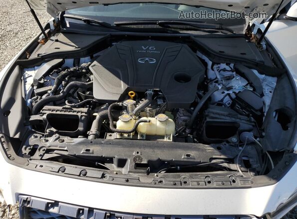 JN1EV7CP1MM702323 2021 INFINITI Q50 White უკანა სალონის ხედი