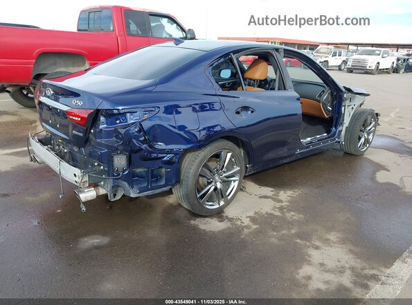 JN1EV7CP3MM705885 2021 INFINITI Q50 Dark Blue Задня права чверть