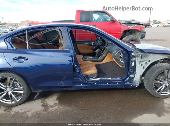 JN1EV7CP3MM705885 2021 INFINITI Q50 Dark Blue Панорамний вид салону 360°