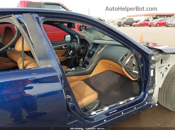 JN1EV7CP3MM705885 2021 INFINITI Q50 Dark Blue Вид салону спереду