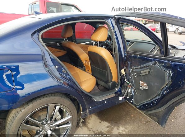 JN1EV7CP3MM705885 2021 INFINITI Q50 Dark Blue Вид наклейки з VIN-кодом
