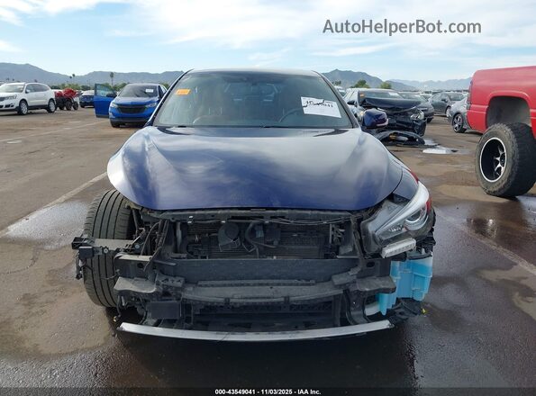 JN1EV7CP3MM705885 2021 INFINITI Q50 Dark Blue Вид задньої частини салону