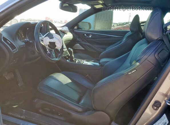JN1EV7EK7JM340074 2018 INFINITI Q60 Серый Вид салона спереди