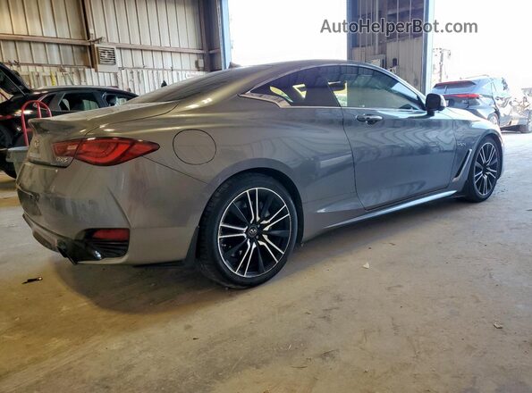 JN1EV7EK7JM340074 2018 INFINITI Q60 Серый Задняя правая четверть