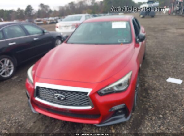 JN1FV7AR9JM481607 2018 INFINITI Q50 Red 