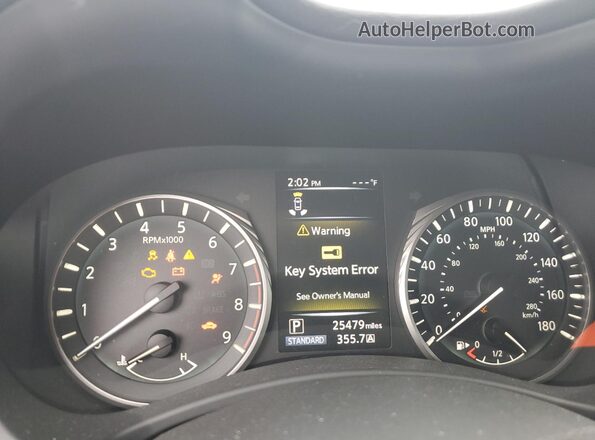 JN1FV7DR4RM680362 2024 INFINITI Q50 Черный Вид щитка приборов
