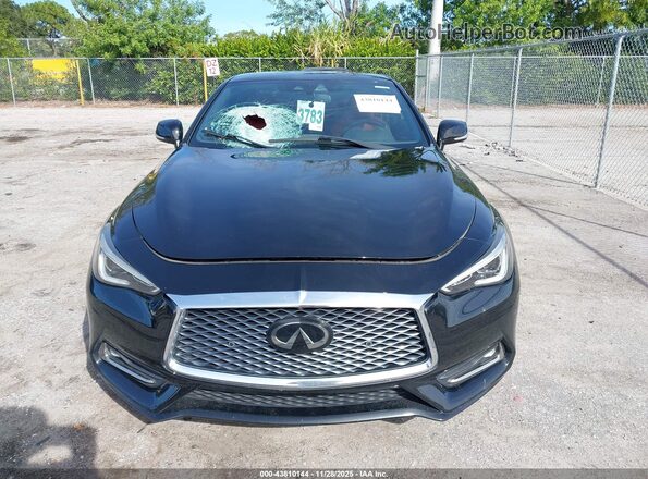 JN1FV7EK4LM400237 2020 INFINITI Q60 Black Вид щитка приладів