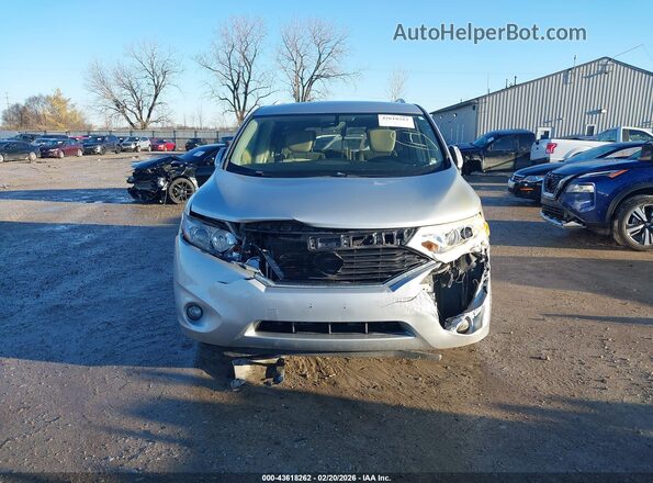 JN8AE2KP8H9166046 2017 NISSAN QUEST Серебряный Вид щитка приборов