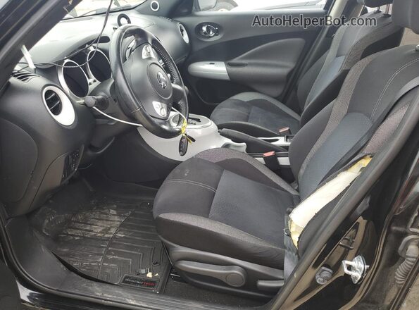 JN8AF5MV2HT752125 2017 NISSAN JUKE Black წინა სალონის ხედი