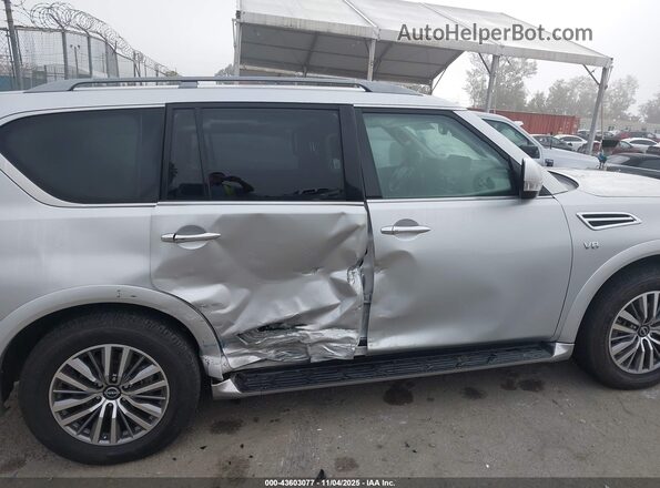 JN8AY2AC3N9162732 2022 NISSAN ARMADA Silver Դիմացի տեսք