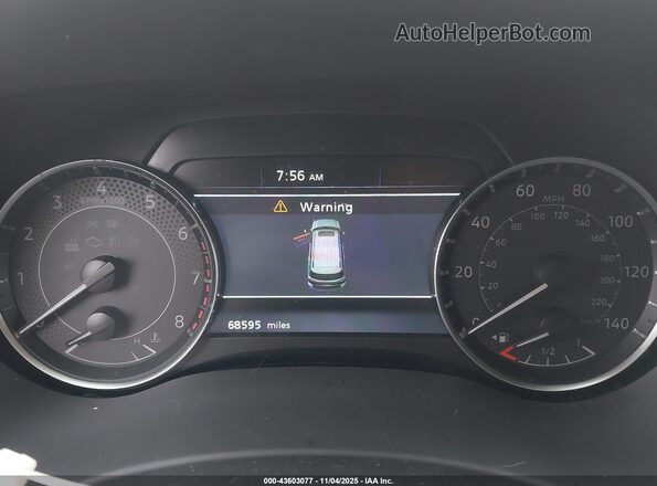 JN8AY2AC3N9162732 2022 NISSAN ARMADA Silver Հետևի նստատեղերի տեսք