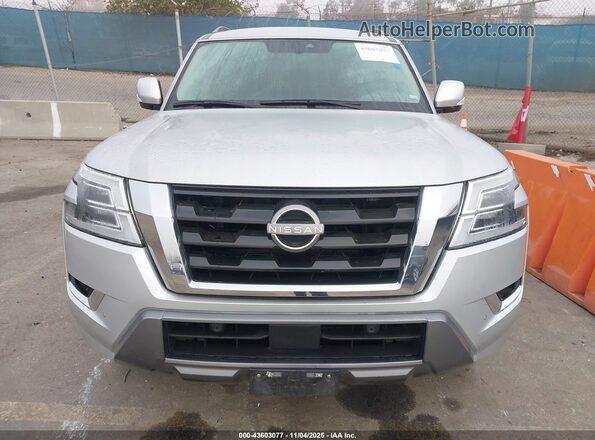 JN8AY2AC3N9162732 2022 NISSAN ARMADA Silver Սարքավորումների վահանակի տեսք