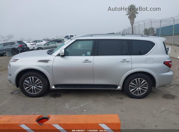 JN8AY2AC3N9162732 2022 NISSAN ARMADA Silver Սալոնի 360 աստիճան տեսք