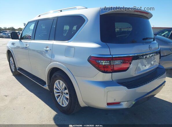 JN8AY2AC8R9195716 2024 NISSAN ARMADA Silver Задня ліва чверть