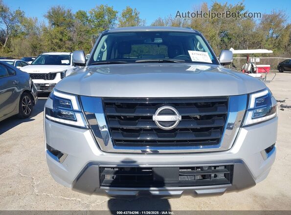 JN8AY2AC8R9195716 2024 NISSAN ARMADA Silver Вид щитка приладів