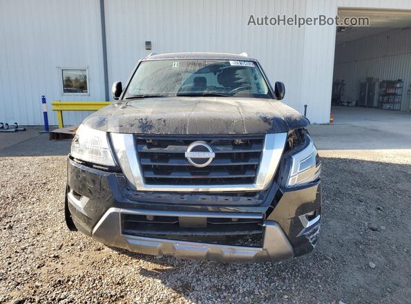 JN8AY2AC9R9196731 2024 NISSAN ARMADA Black წინა ხედი