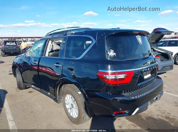 JN8AY2AD5M9662317 2021 NISSAN ARMADA Black Tył lewy