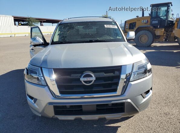 JN8AY2BA2P9402174 2023 NISSAN ARMADA Серебряный Вид спереди