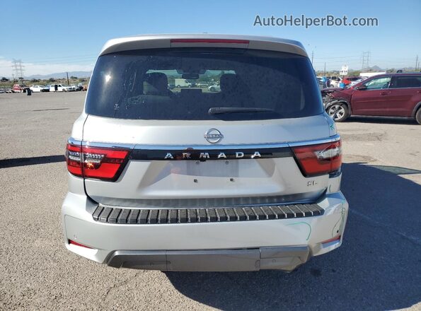 JN8AY2BA2P9402174 2023 NISSAN ARMADA Серебряный Вид сзади