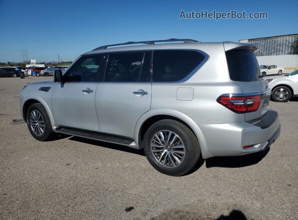 JN8AY2BA2P9402174 2023 NISSAN ARMADA Серебряный Задняя левая четверть