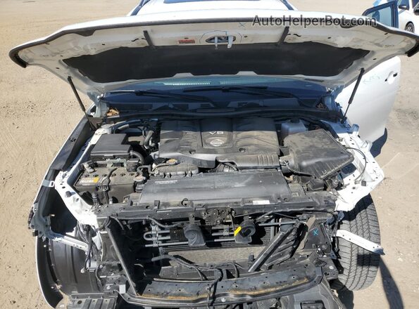 JN8AY2BC8P9183352 2023 NISSAN ARMADA White ძრავის განყოფილების ხედი