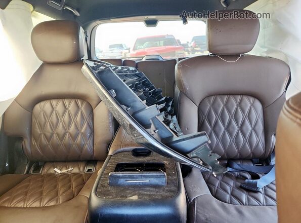 JN8AY2DA8M9374583 2021 NISSAN ARMADA White Vista de los asientos traseros